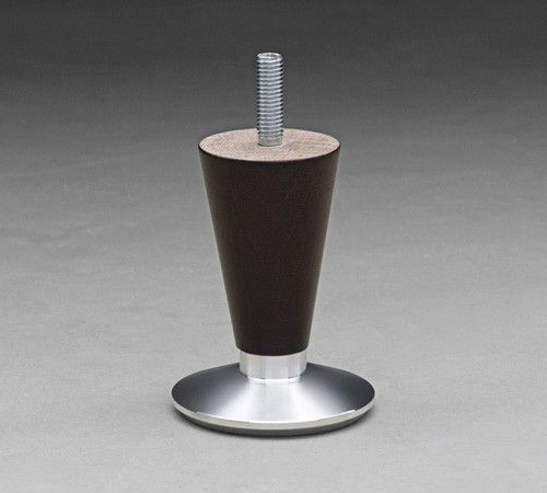 Simmons Füße Cone bois patin metal chrome