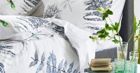 Designers Guild Daunen Decke  Acanthus Indigo