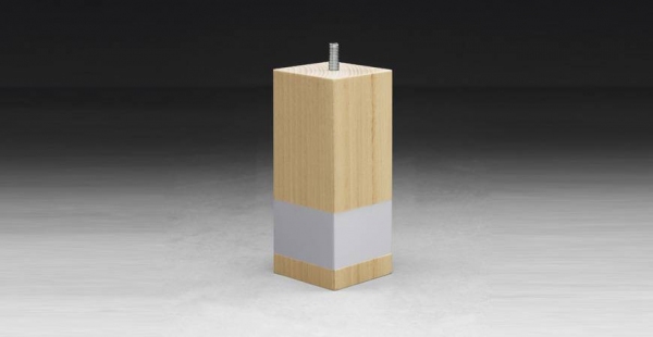 Simmons Füße Carré (Bague Aluminium)